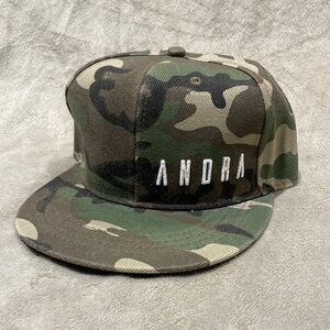 *NEW* Snapback Hat - ANDRA camo print